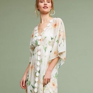 Anthropologie Floral Maxi Dress